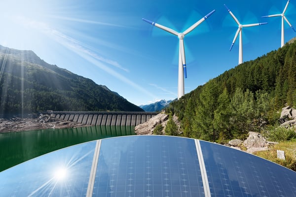 Resilient connectors for wind, solar and hydro power plants